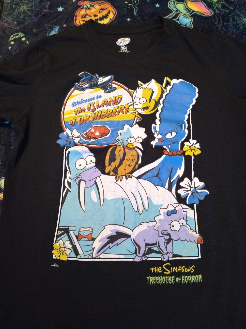 The Simpsons Treehouse of Horror Graphic Tee - Black